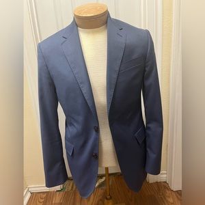 JF Light Blue Slim Fit Sports Coat